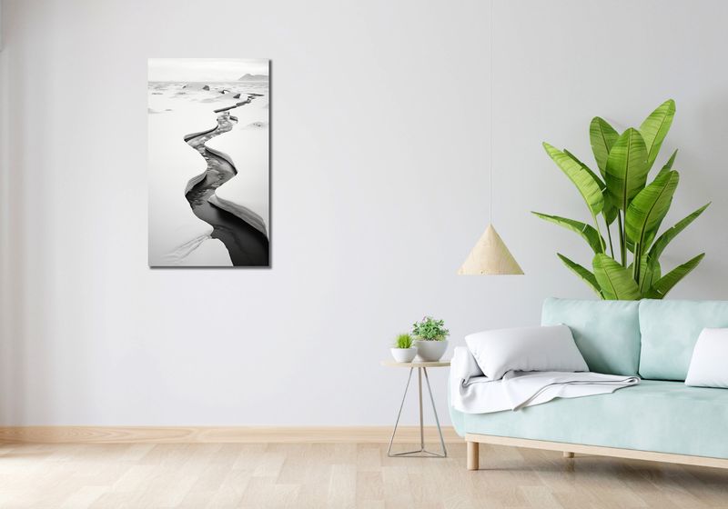 Obraz 50x90cm Szczeliny Mrozu zdjęcie 2