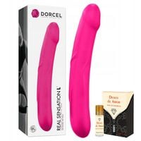 Dildo, penis silikonowy, penetracja + perfumy 5 ml