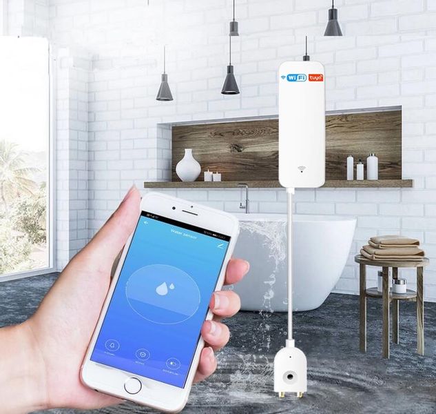 CZUJNIK SENSOR ZALANIA WODĄ TUYA WIFI Idomtuya zdjęcie 5