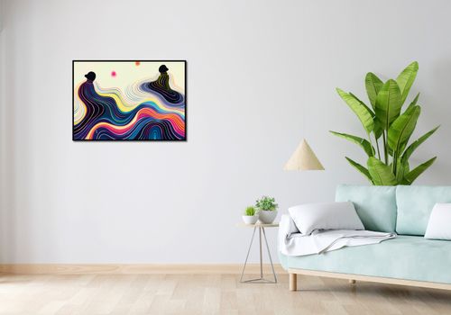 Plakat 84x59,5cm Wodnista Tafla na Arena.pl