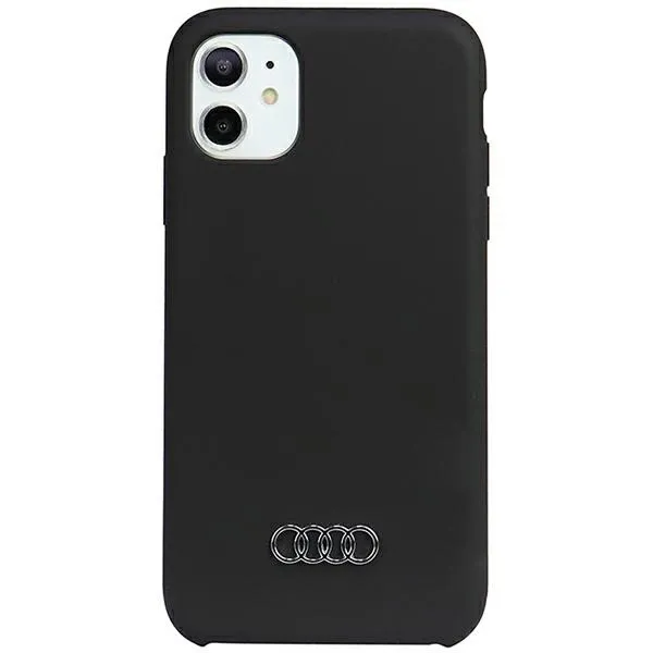 Etui Audi Silicone Case na iPhone 12 / iPhone 12 Pro - czarne zdjęcie 1