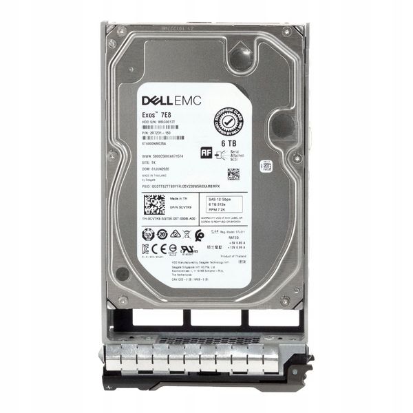 Dysk Dell 0CVTK9 6000 GB 3,5" SAS zdjęcie 1