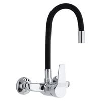 Bateria kuchenna ścienna elastyczna wylewka kran