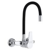 Bateria kuchenna ścienna elastyczna wylewka kran