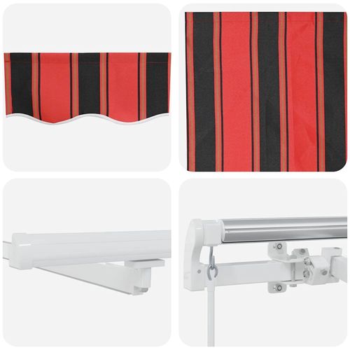 Markiza zwijana with 400 × 300 cm pomarańczowy i brązowy na Arena.pl