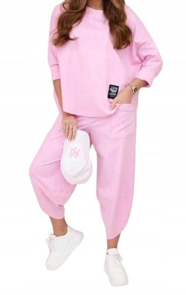 KOMPLET luźny ciemny niebieski zdjęcie 7