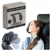 ZAGŁÓWEK OPARCIE GŁOWY DO SAMOCHODU KOMFORT PODUSZKA PODRÓŻNA REGULOWANA