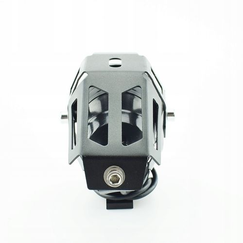 2Xhalogen Motocyklowy U7 +Ring Blue+Włącznik Black na Arena.pl