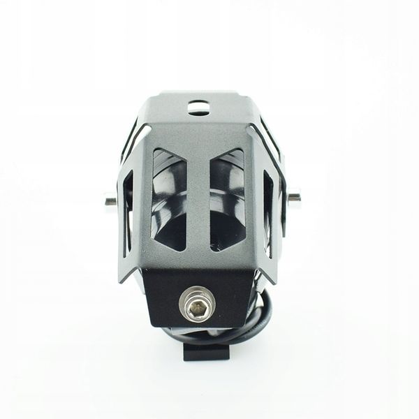 2Xhalogen Motocyklowy U7 +Ring Blue+Włącznik Black zdjęcie 4