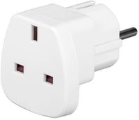 ADAPTER WTYKU ZASILANIA UK BIAŁY