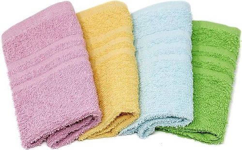 Kolorowe Ręczniki do rąk z bawełny 30 x 30 cm 4 sz na Arena.pl