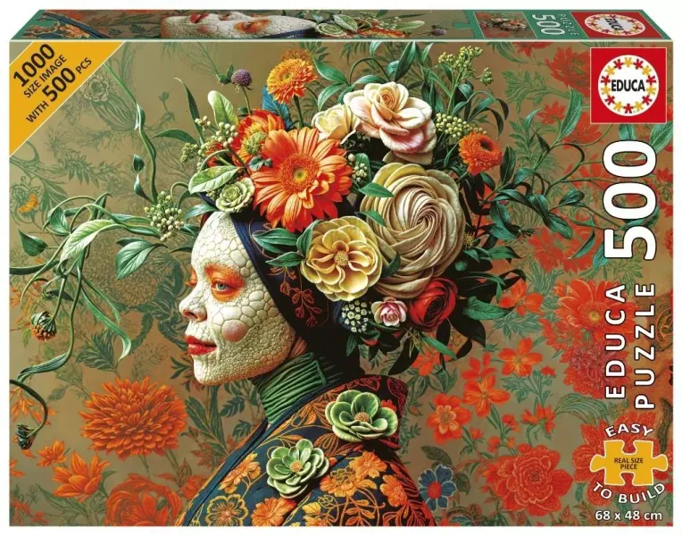 Puzzle 500 elementów. Królowa jaszczurek zdjęcie 1