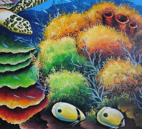 Wnętrze oceanu (60x90cm) na Arena.pl