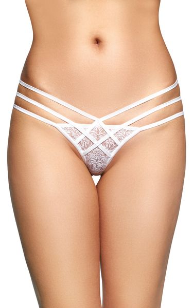 Białe Stringi Damskie SoftLine 2492 S/M zdjęcie 1