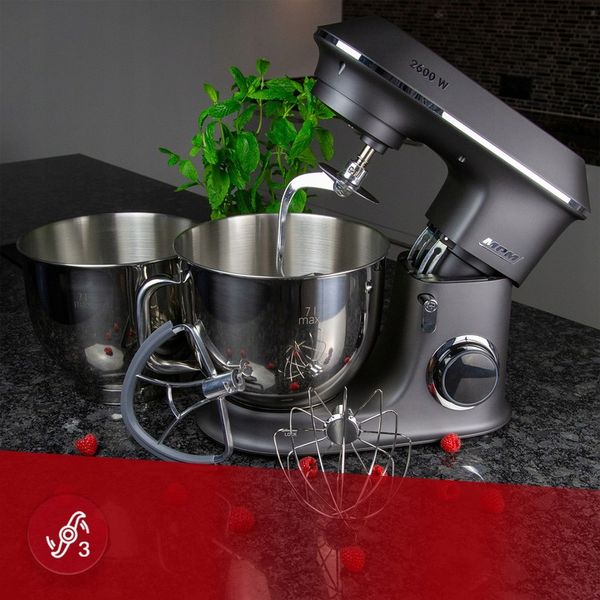 Robot planetarny kuchenny 2 misy w zestawie MPM MRK-20 2600 W zdjęcie 11