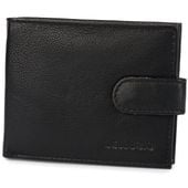 portfel męski skórzany riki 035n - czarny