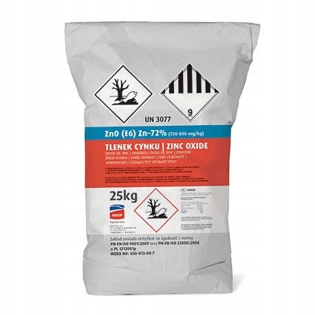 Tlenek cynku 72% 25 kg zdjęcie 1