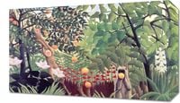 Obraz 50x30cm Exotic Landscape, Rousseau Vintage do Salonu