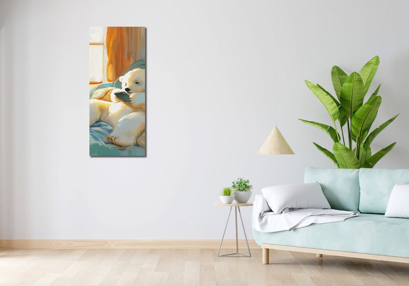 Obraz 40x100cm Misiowe Popołudnie zdjęcie 2