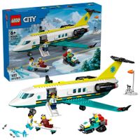 LEGO City Samolot pogotowia ratunkowego 60465 - misje ratunkowe 6+