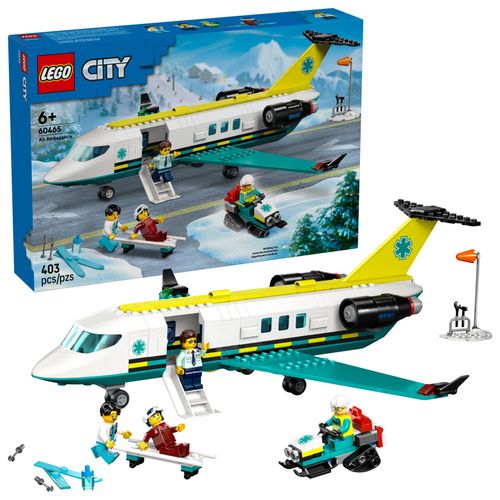 LEGO City Samolot pogotowia ratunkowego 60465 - misje ratunkowe 6+ na Arena.pl