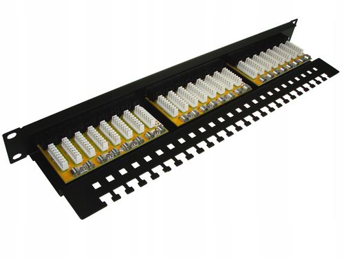 PATCH PANEL UTP CAT.6 24 PORTY PGF-6UTP24-B5 GETFORT na Arena.pl