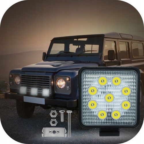 LAMPA LEDOWA ROBOCZA IP 65 SZPERACZ LED 12V LAMPY HALOGENY SAMOCHODOWE na Arena.pl