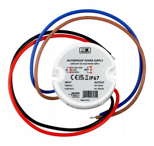 Zasilacz LED 24V 30W 1.25A Do Puszki Tranformator Dopuszkowy Do Taśm Taśmy na Arena.pl