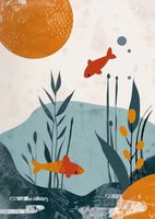 Plakat 67,5x95cm Podwodny Świat