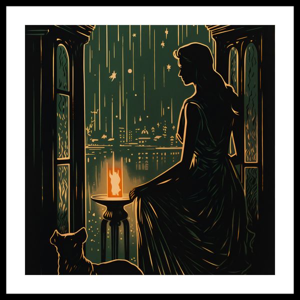 Plakat 40x40cm Nocne Szeptanie zdjęcie 3