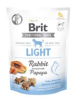 brit care dog functional snack light rabbit 150g