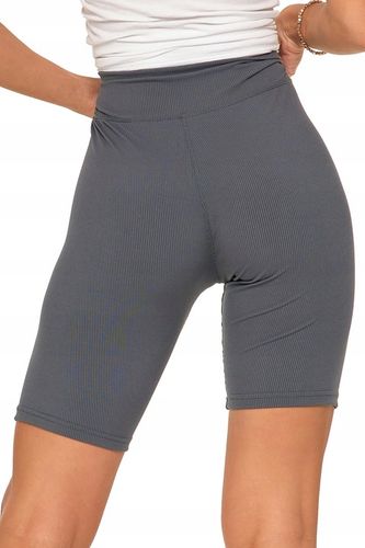 Legginsy Kolarki Prążkowane Krótkie Getry Bikery Damskie Kryjące MORAJ S/M na Arena.pl