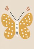 Plakat 70x100cm Wzory dla Dzieci, Dziewczynki Do Pokoju - Motylek 2