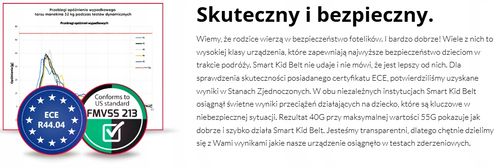 Pas bezpieczeństwa samochodowy SMART KID BELT na Arena.pl
