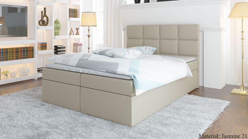 ŁÓŻKO 120x200 KONTYNENTALNE Z MATERACEM DWA POJEMNIKI DOSTAWA GRATIS zdjęcie 10