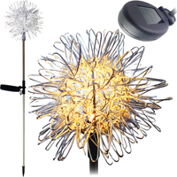 Lampa solarna wbijana DMUCHAWIEC LED na ogród balkon solar ozdobna lampka