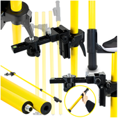 TYCZKA STATYW ROZPOROWY DO LASERA DRĄŻEK TELESKOPOWY POZIOMICA