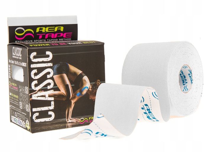 Taśma do kinesiotapingu REA TAPE Classic [Beż] zdjęcie 13
