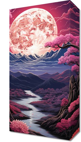 Obraz 20x40cm Różowa Kraina Marzeń zdjęcie 1