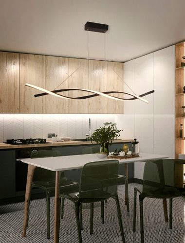 Lampa SANTIAGO I wisząca LED długa nad stół nowoczesna 90cm Wobako 35W na Arena.pl