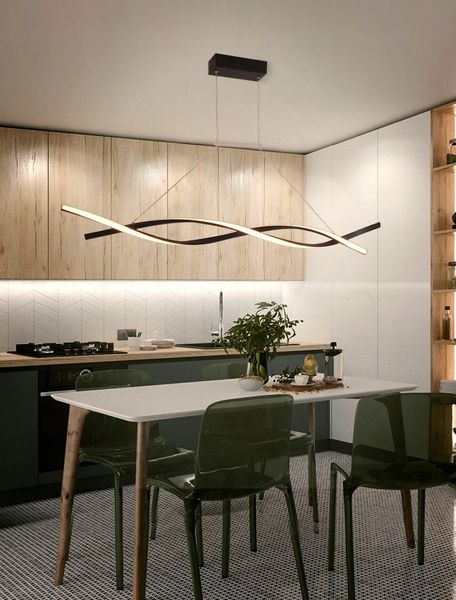 Lampa SANTIAGO I wisząca LED długa nad stół nowoczesna 90cm Wobako 35W zdjęcie 11