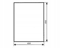 szyba boczna - bok do ciągnika T25 A2 Władimirec kabina Naglak Koźmin