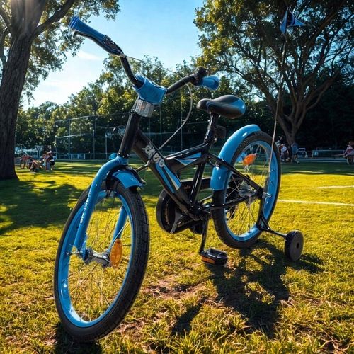 Rower Rowerek Dziecięcy dla Chłopca Chłopięcy Koła 18" Boczne Kółka na Arena.pl