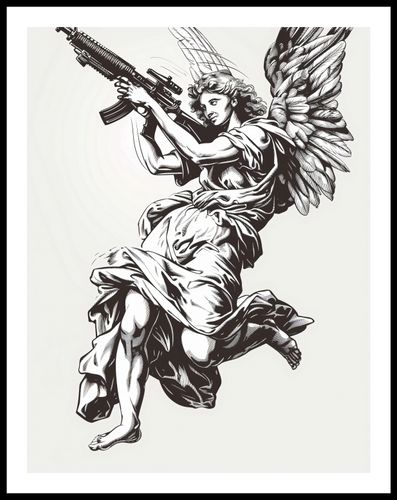 Plakat 50x65cm Anioł Wojny na Arena.pl