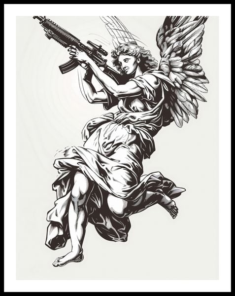 Plakat 50x65cm Anioł Wojny zdjęcie 3