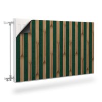 Magnetyczna MASKOWNICA Na Kaloryfer Lamele 3D Imitacja Drewna 90cm x 60cm