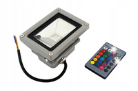 HALOGEN RGB lampa zewnetrzna LED kolorowe oświetlenie RGB EFEKTY PILOT