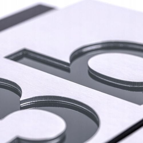 NOWOCZESNA TABLICZKA ADRESOWA Z NUMEREM DOMU ULICA | ALUMINIUM 25x25cm na Arena.pl
