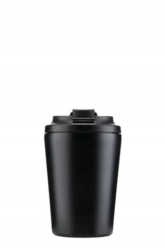 Kubek Termiczny ze stali nierdzewnej BPA FREE Simply Cup 340 ml - Black na Arena.pl