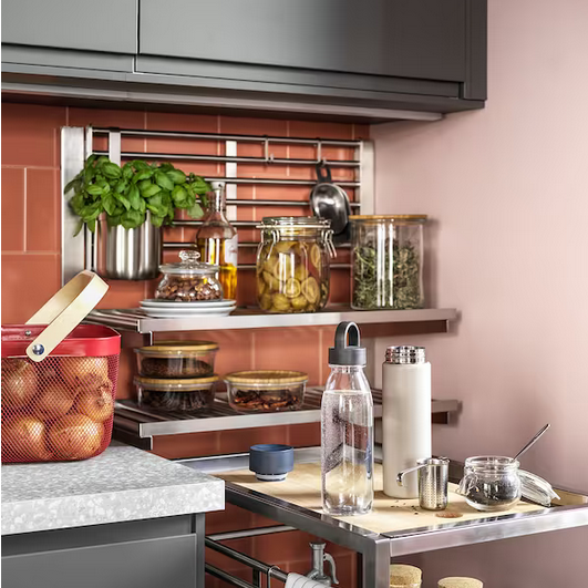 Listwa taśma oświetleniowa blatu kuchennego szafek Ściemniana 30 cm MITTLED srebrny zdjęcie 7